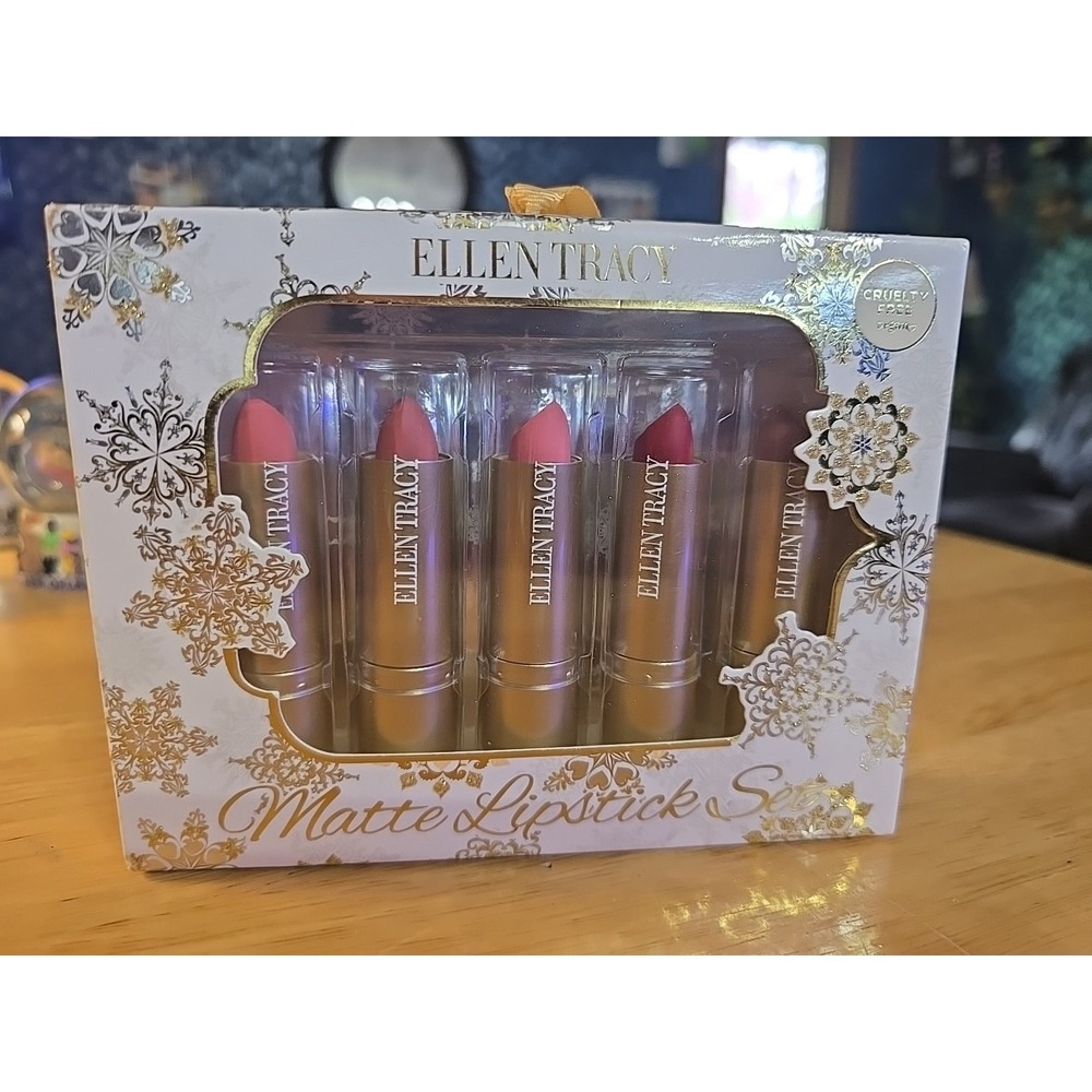 Ellen Tracy Matte Lipstick‎ Gift Set Of 5